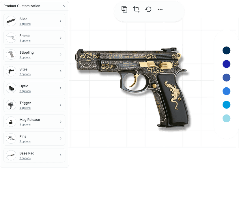 T-shirt product configurator demo