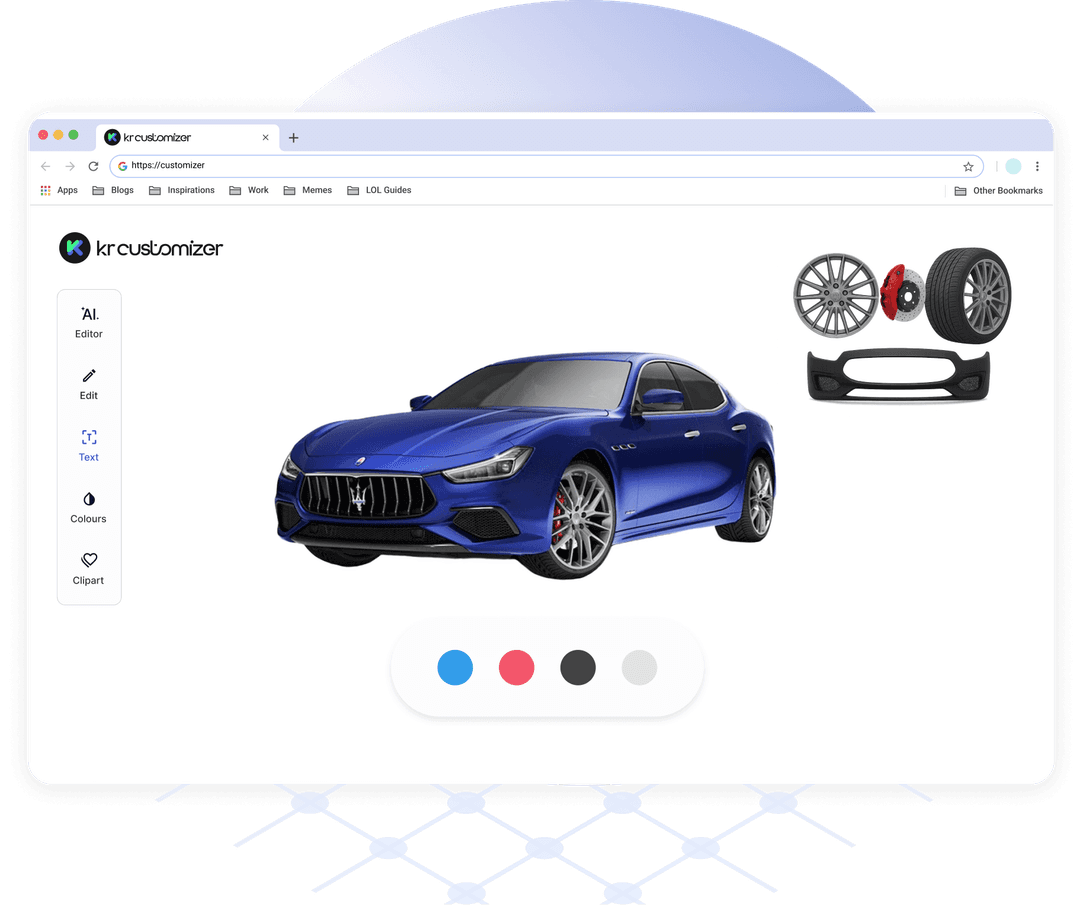 T-shirt product configurator demo